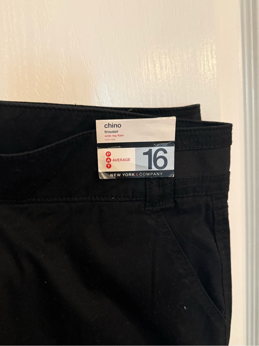 New York & Company Black Chino Trouser